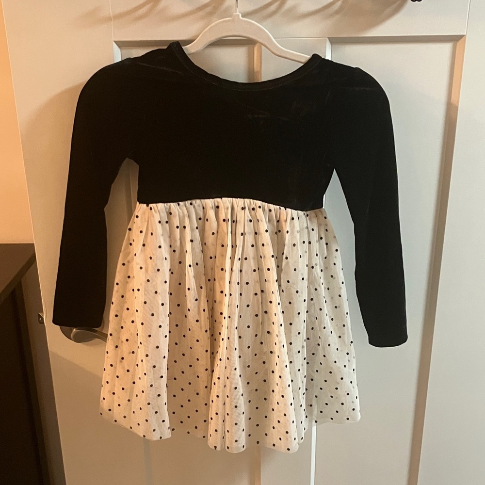 Black and White Polka Dot Dress
